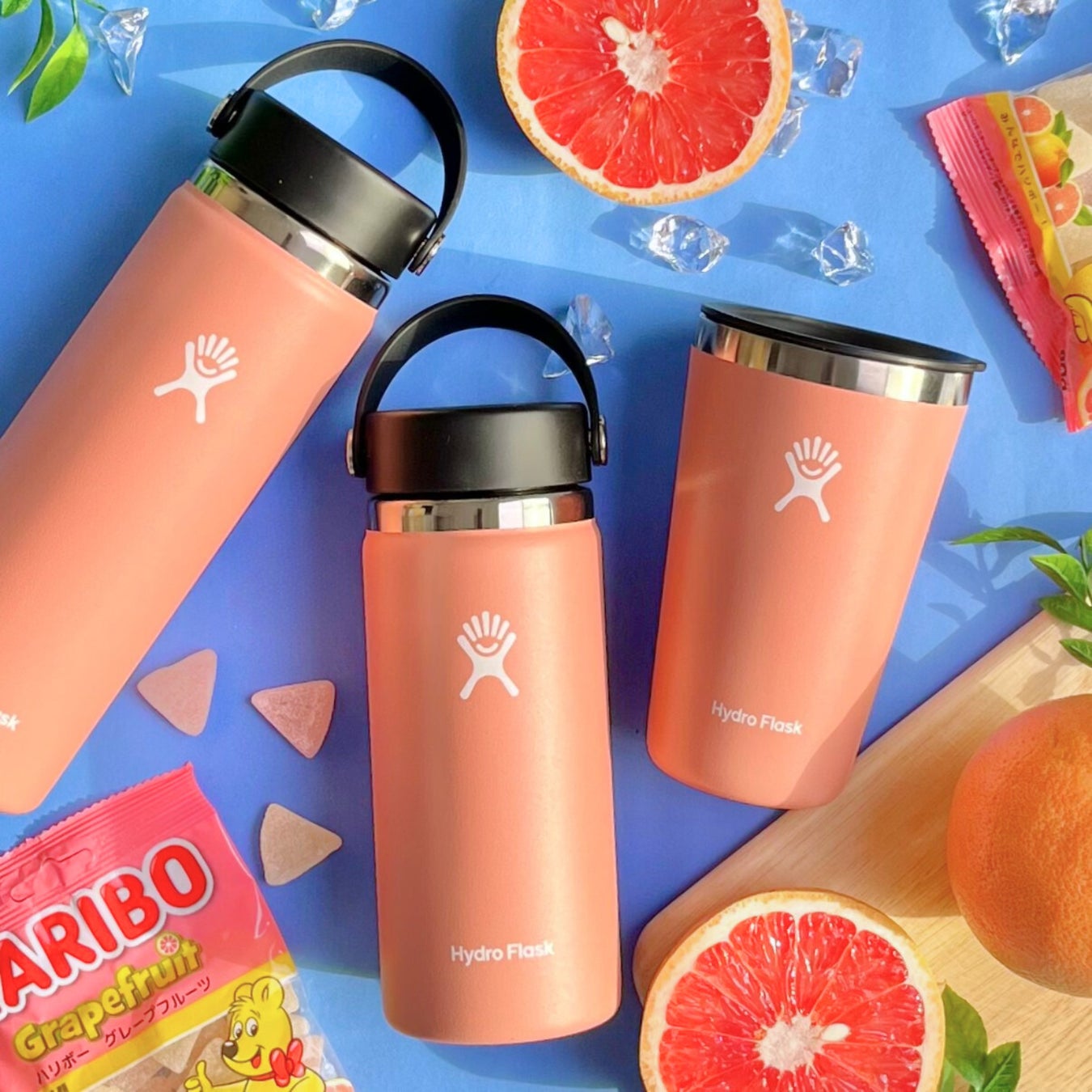 大人気「Hydro Flask®」のステンレスボトルに、フレッシュな“ピンクグレープフルーツ”カラーが復刻登場！