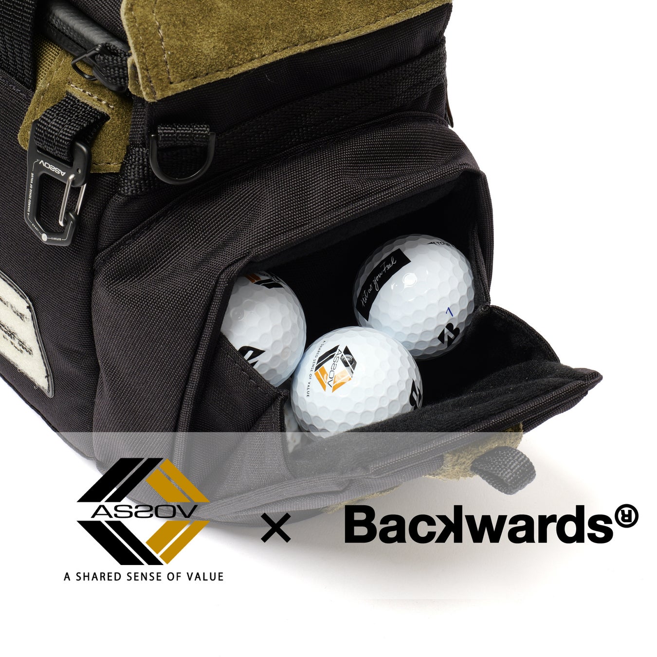 AS2OV GOLF × Backwardsのコラボアイテムが4/18(金)発売！この春夏着たい別注ウェアとカートにジャストフィットな別注バッグがラインナップ。