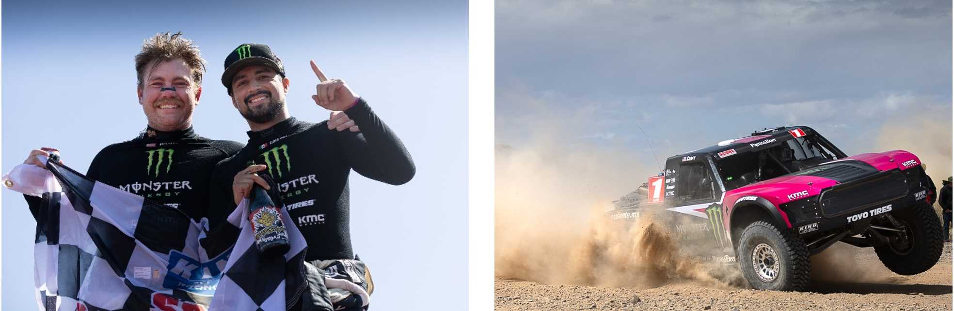 「OPEN COUNTRY」装着車両がSCOREシリーズ開幕戦「SCORE San Felipe 250」で連覇