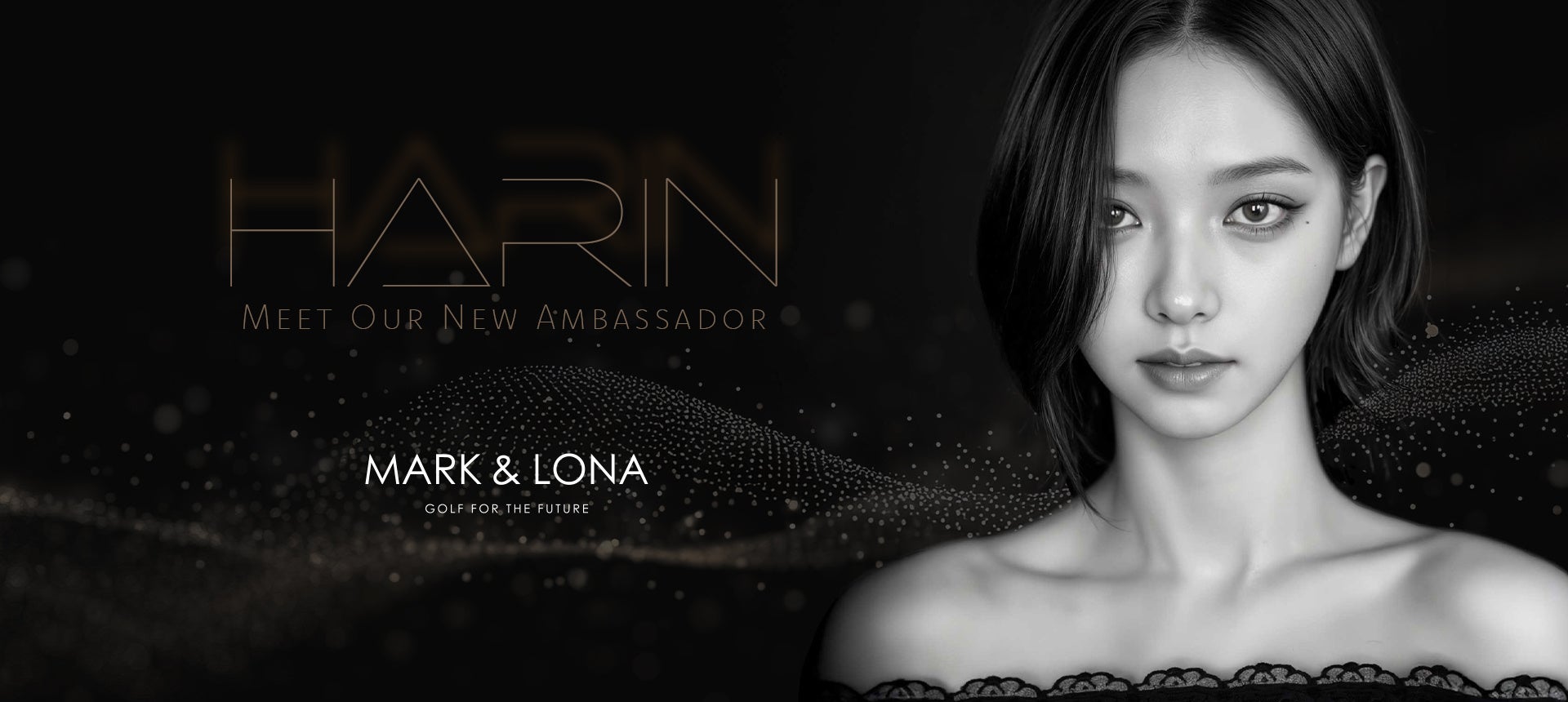 ラグジュアリーゴルフブランド「MARK & LONA」がハリウッド発のデジタルヒューマン「HARIN」と広告出演契約を締結