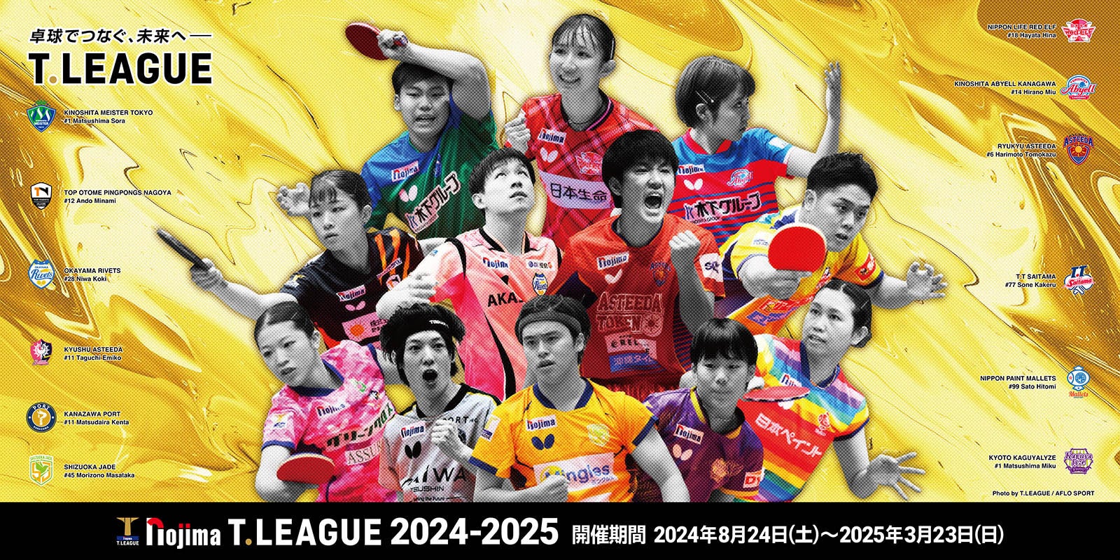 ノジマＴリーグ 2024-2025シーズン　試合動画配信について