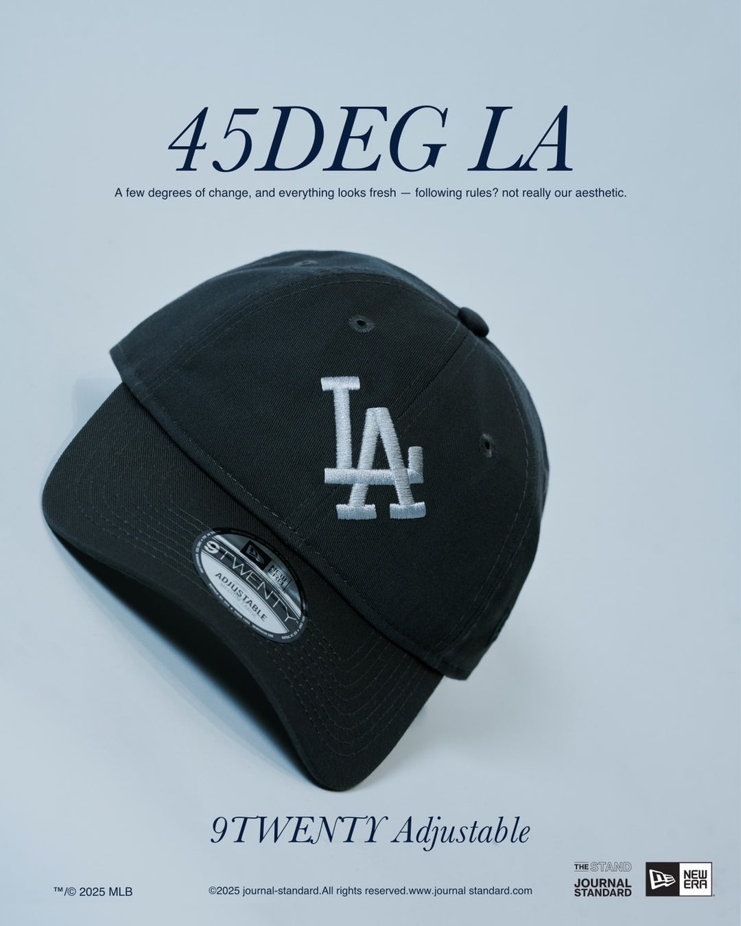 ギフトショップTHE STANDより角度BIG FLY？な傾きロゴのNEW ERA®がリリース！