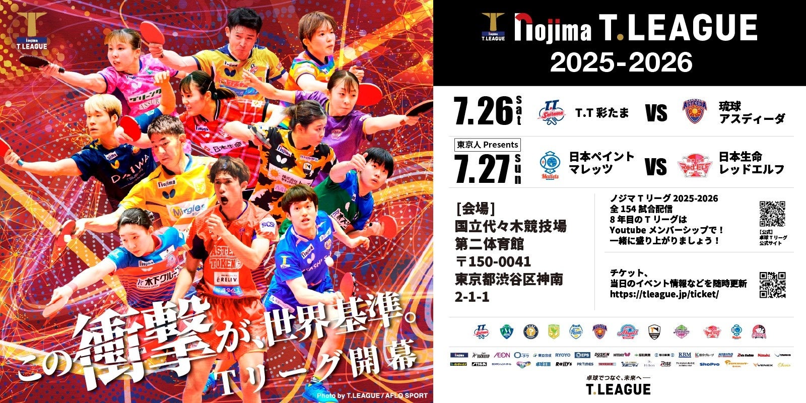 2025-2026シーズン 登録完了選手(2025年6月18日付)