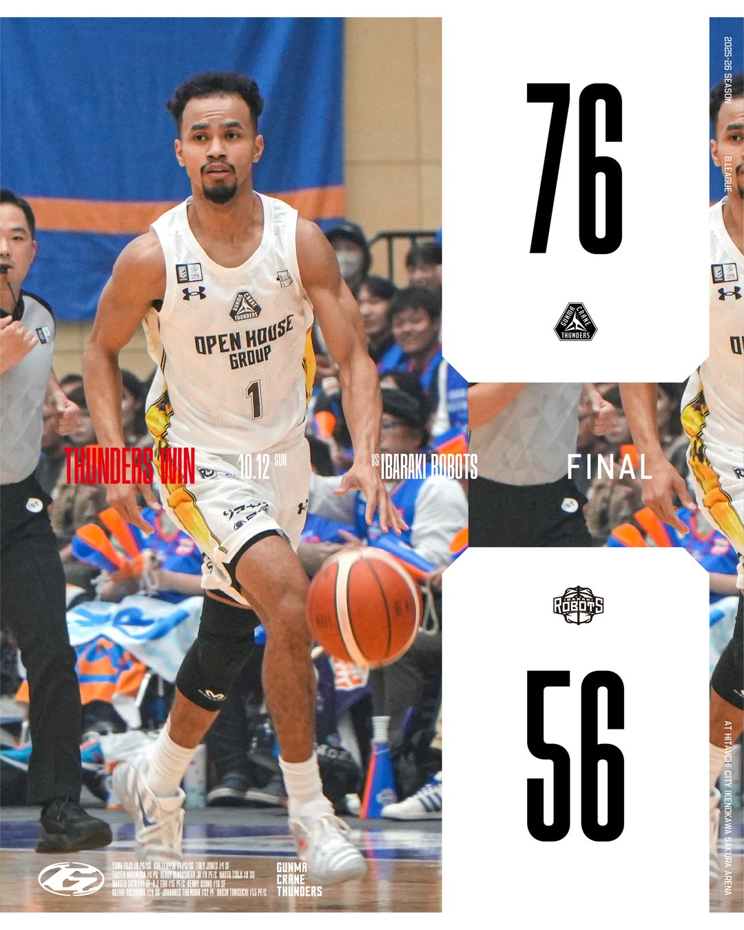 ノジマTリーグ 2025-2026シーズン 公式戦 10月12日開催 京都カグヤライズ vs 木下アビエル神奈川 試合結果