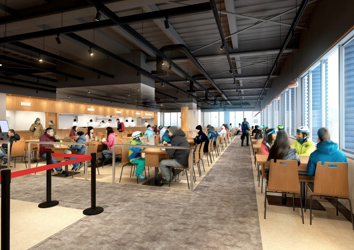 ルスツリゾートスキー場 イーストMt.の拠点「ローンパイン」が全面リニューアル