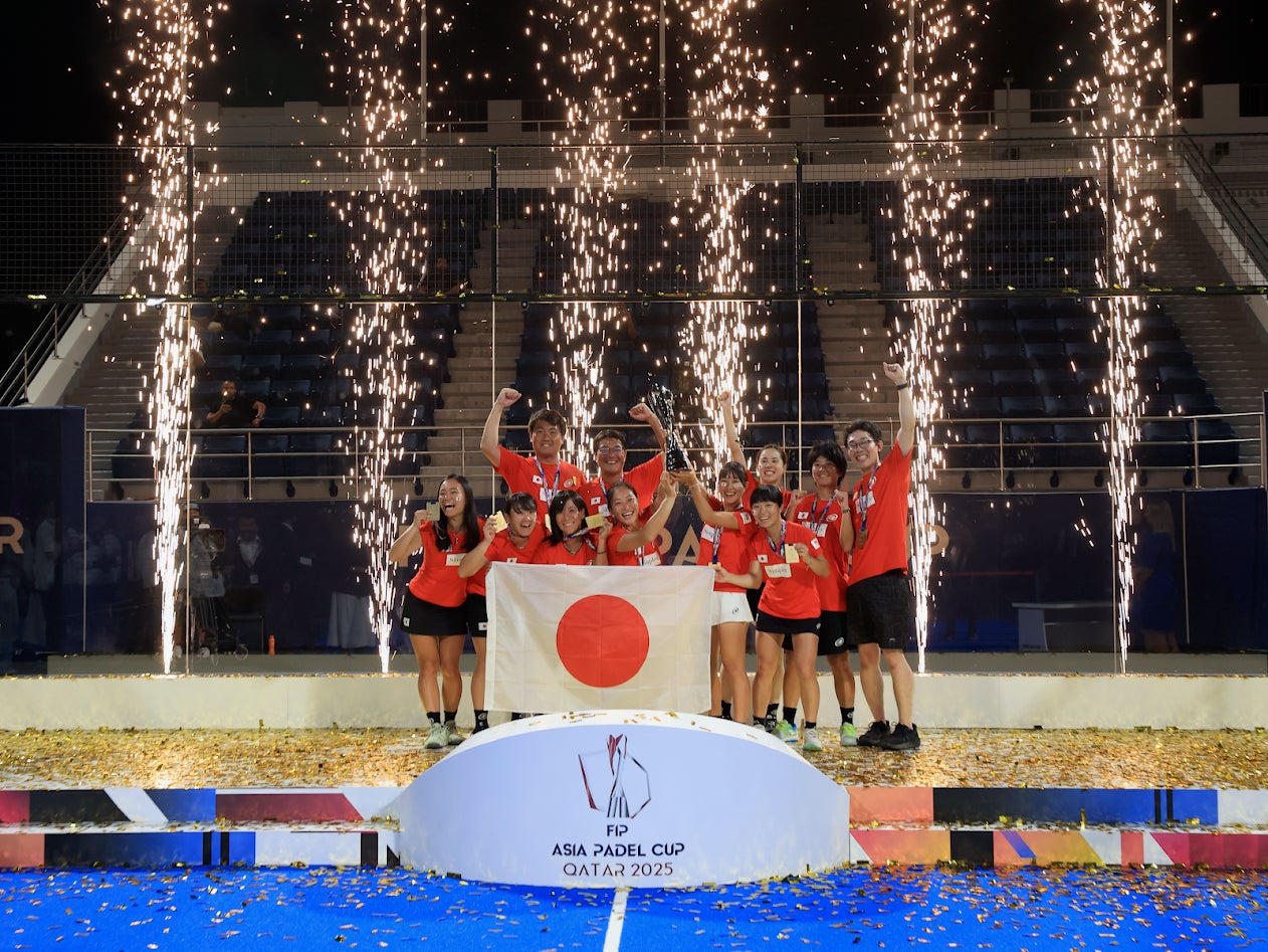 【アジアNo.1快挙！】2025年10月17日～24日カタールで初の開催となったパデルアジア杯「FIP Asia Padel Cup」で日本代表女子チームが優勝！ディフェンディングチャンピオンに！