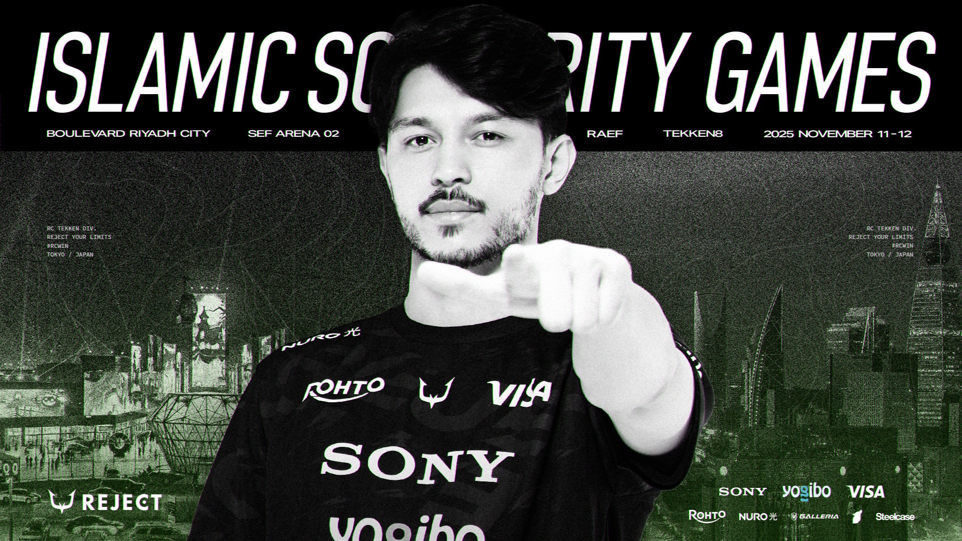 プロeスポーツチーム「REJECT」 TEKKEN部門が『2025 ISLAMIC SOLIDARITY GAMES』に出場
