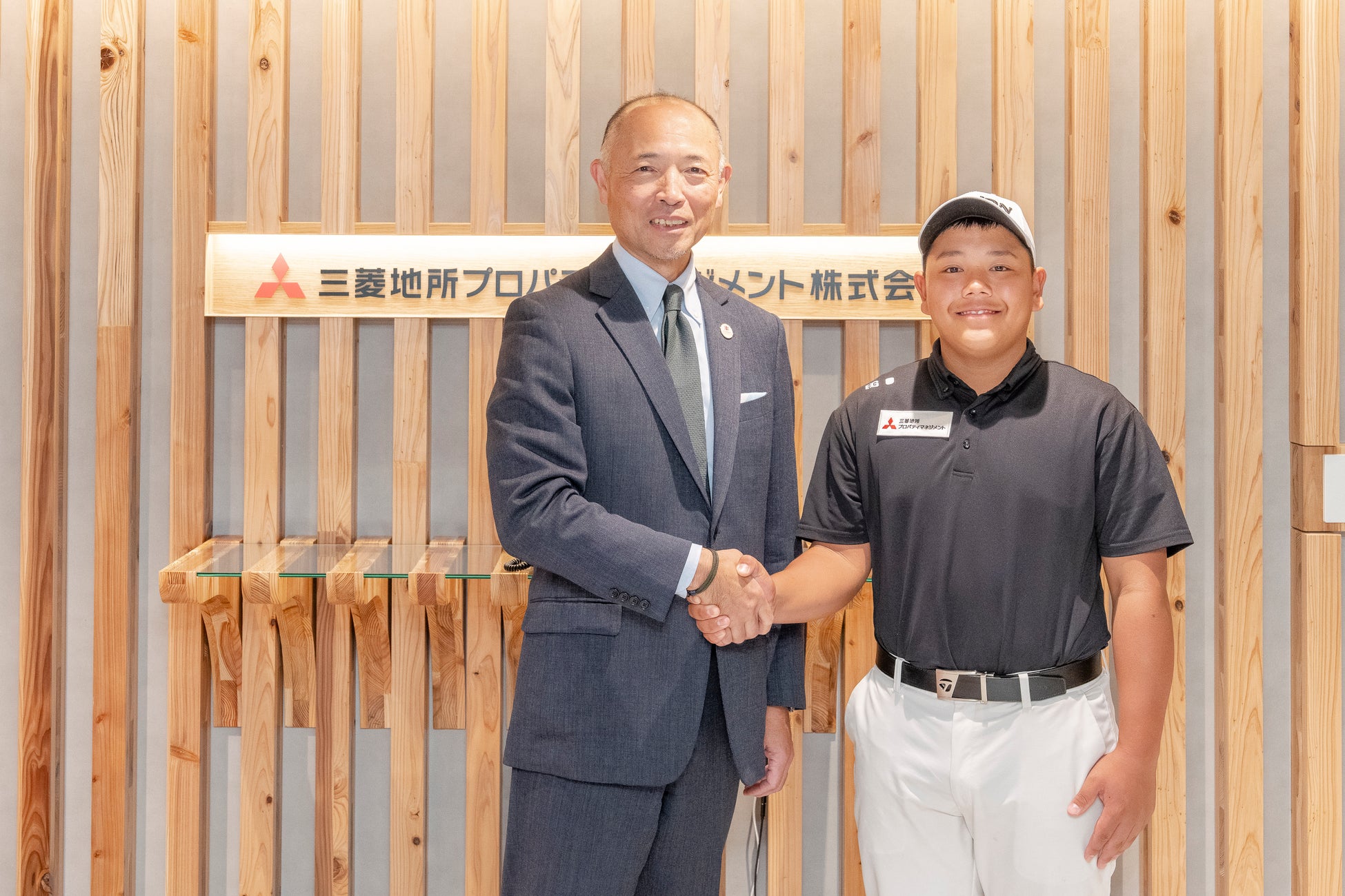 未来を担う、ジュニアゴルファー髙浦維吹選手とスポンサー契約を締結しました。