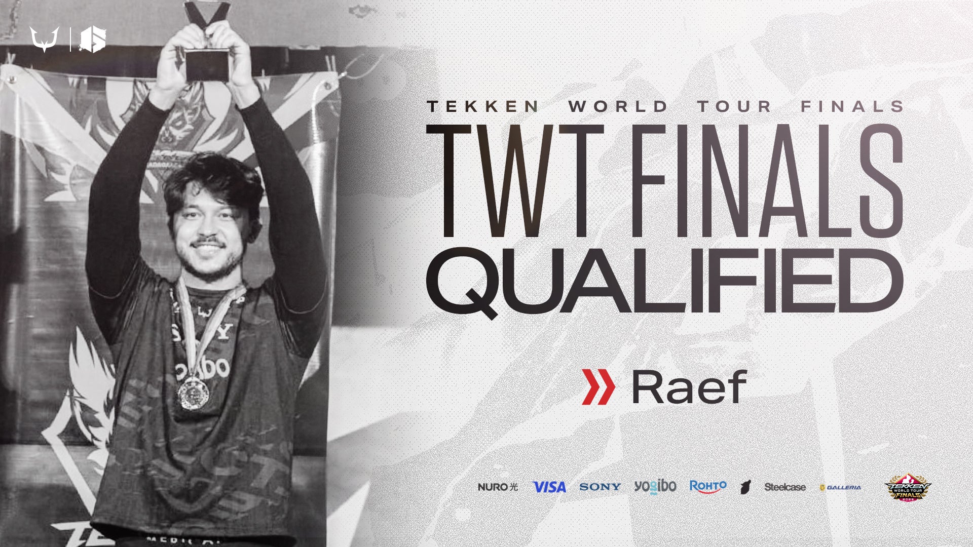 プロeスポーツチーム「REJECT」TEKKEN部門のRaefが『TWT 2025 Global Finals』出場権を獲得