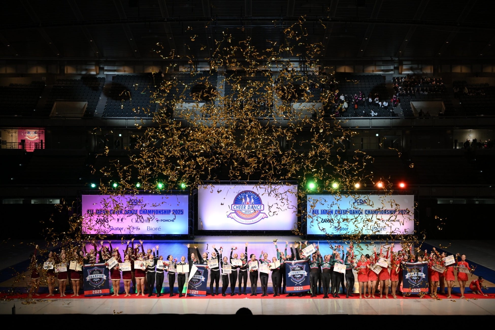 ALL JAPAN CHEER DANCE CHAMPIONSHIP 2025 全編成チャンピオン決定！！
