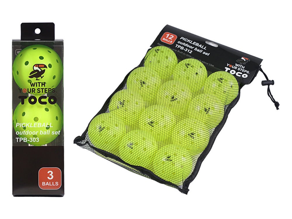 「消耗品だからこそ安くて高品質を」TOCOブランドが提案する高耐久・高品質・低価格のピックルボール練習球