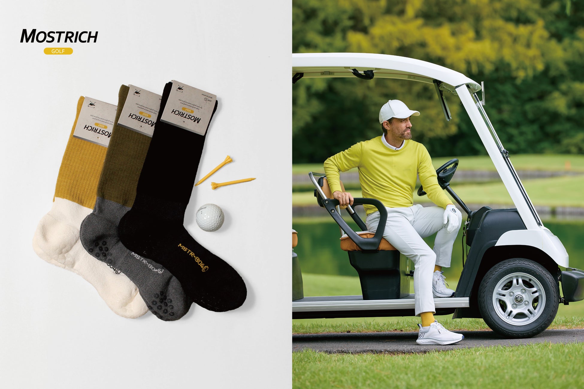 ゴルフ専用ソックスの「MOSTRICH」から、冬のラウンドに最適な新作ソックスが登場！