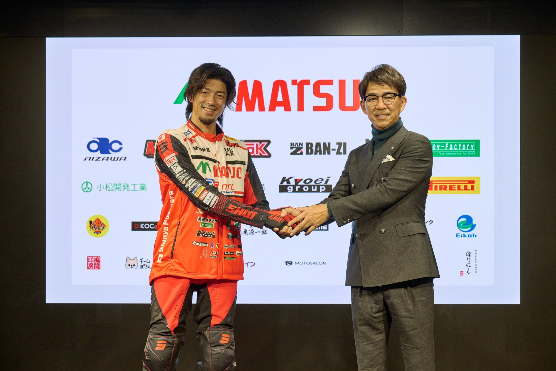 藤原慎也「ダカール・ラリー」参戦壮行会で唯一の日本人ライダーとしての「決意」を語る！