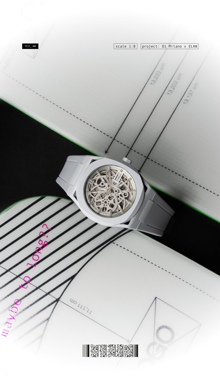 D1 Milano × Elan – 透明性が導く本質のデザイン/精度を共有する両ブランドによる特別なコラボレーションウォッチ