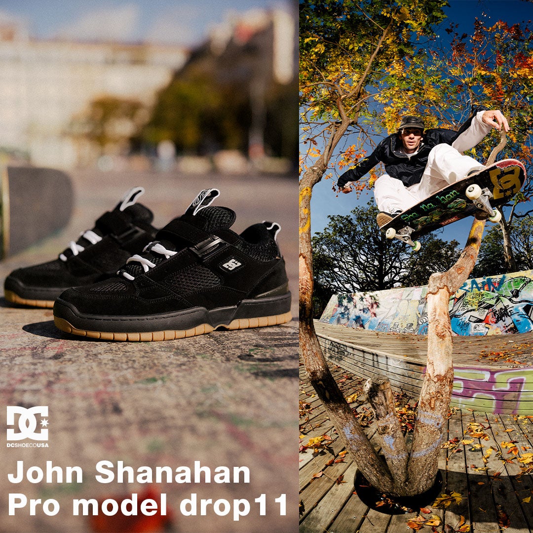 DC Shoesより、『 JS1 』 Black/Gumが登場。90’ｓカルチャーを継承するスケーター”John Shanahan” の展開する物語、第一弾の最終章。