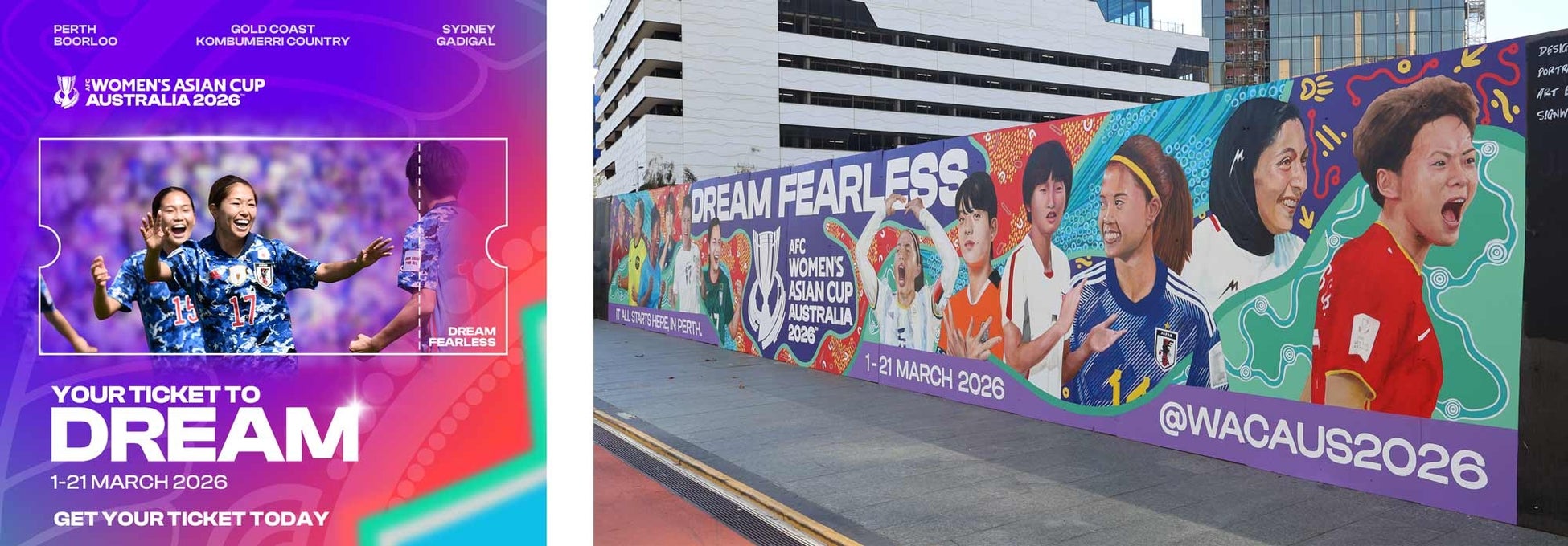 西オーストラリア州「パース」で、2026年3月「AFC女子アジアカップオーストラリア2026」の日本戦が開催！日本サッカー協会女子委員長 佐々木則夫氏からのコメントを公開！