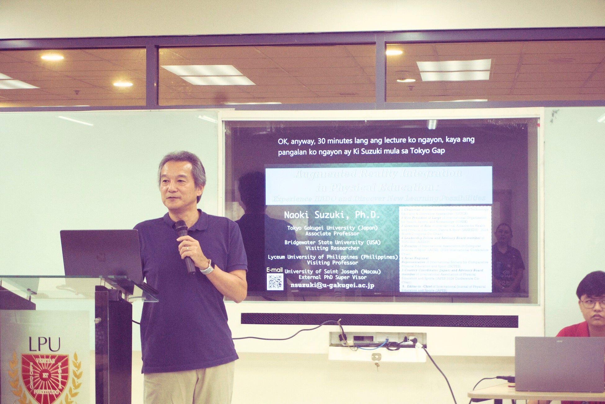 フィリピンの大学 LPU Manila にて、ARテクノスポーツ「HADO」を活用した教育ワークショップを開催