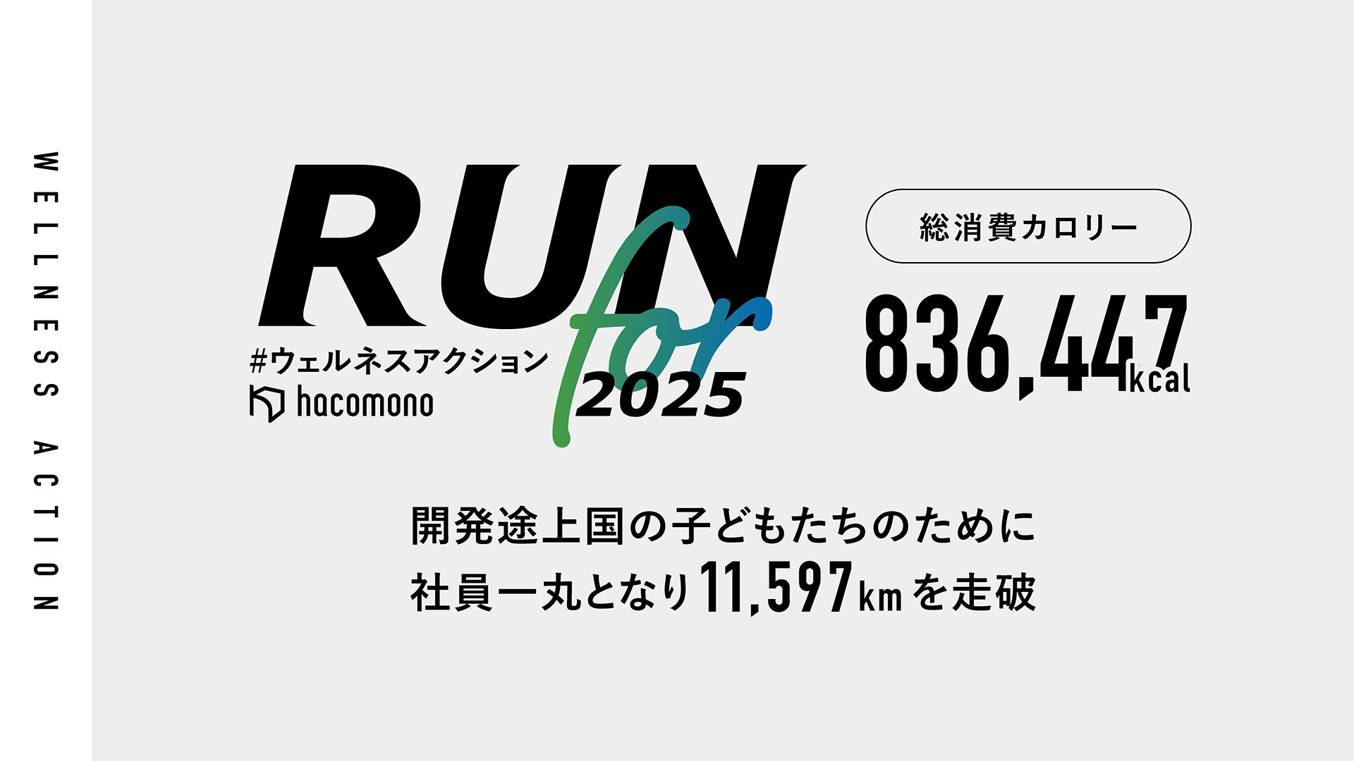 hacomono、毎年恒例の社内ウェルネス企画「RUN for 2025」を全社で実施