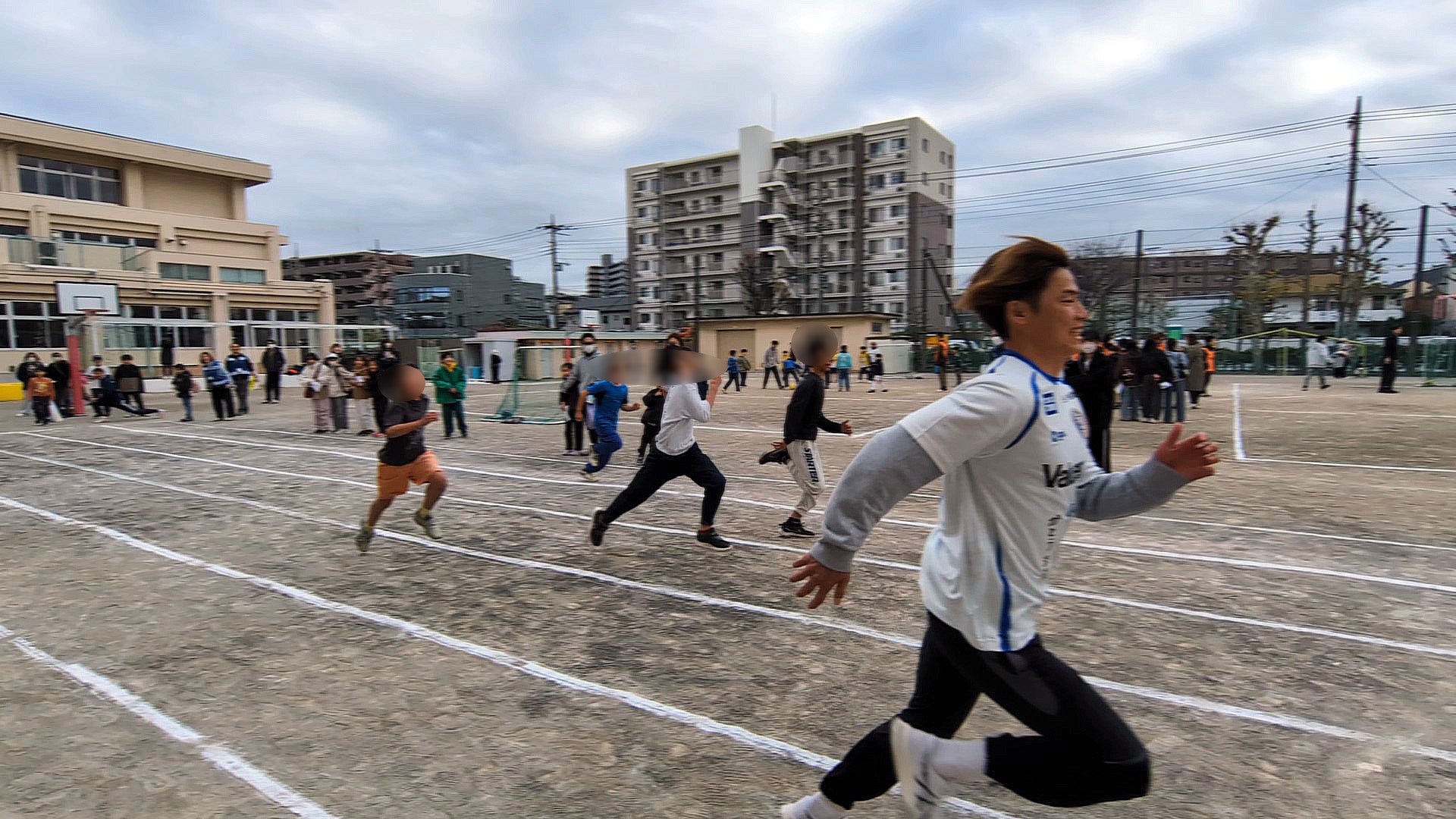 サッカークラブ 南葛SC 葛飾区白鳥小学校のPTAのイベントに参加