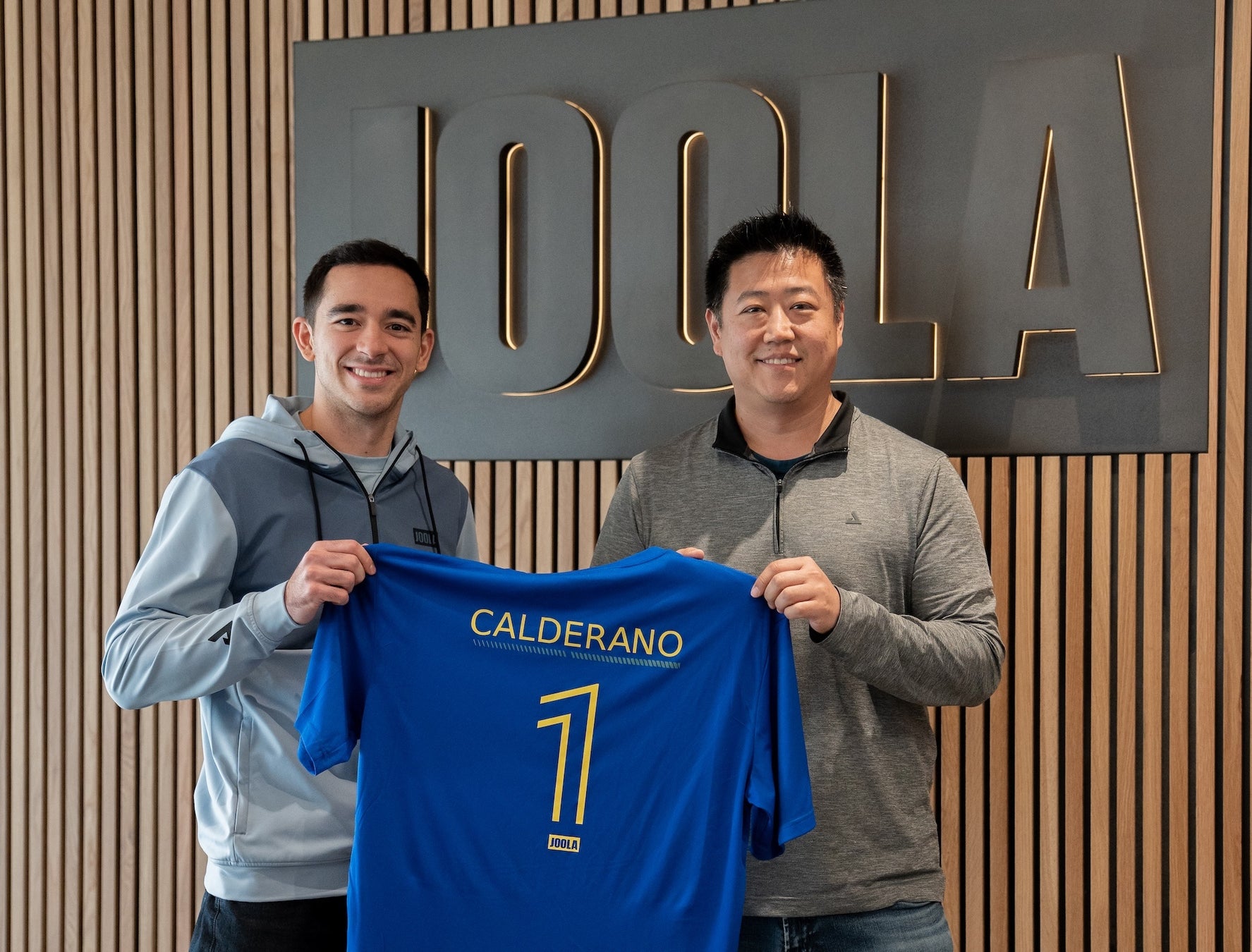 卓球界を代表するトッププレーヤー ウーゴ・カルデラノとヨーラ（JOOLA）が歴史的パートナーシップを締結