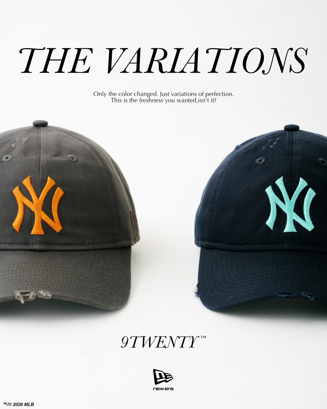 NEW ERA® × THE STAND fool so good(s) ロングセラーモデルを再解釈した「THE VARIATIONS」コレクションがローンチ。