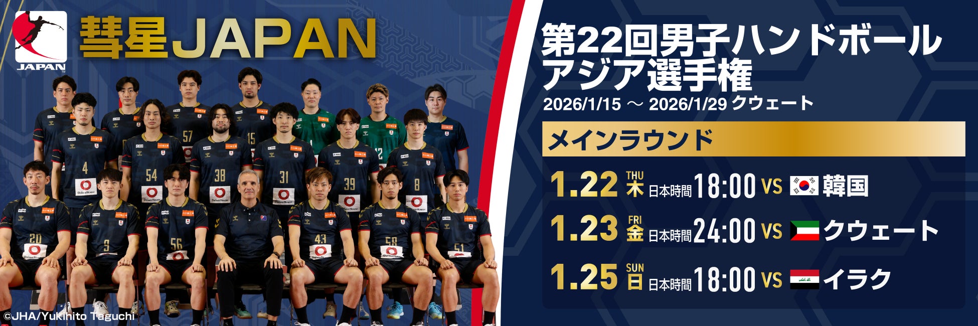 【ハンドボール】準決勝進出をかけた戦いがスタート　第22回男子アジア選手権・メインラウンドプレビュー