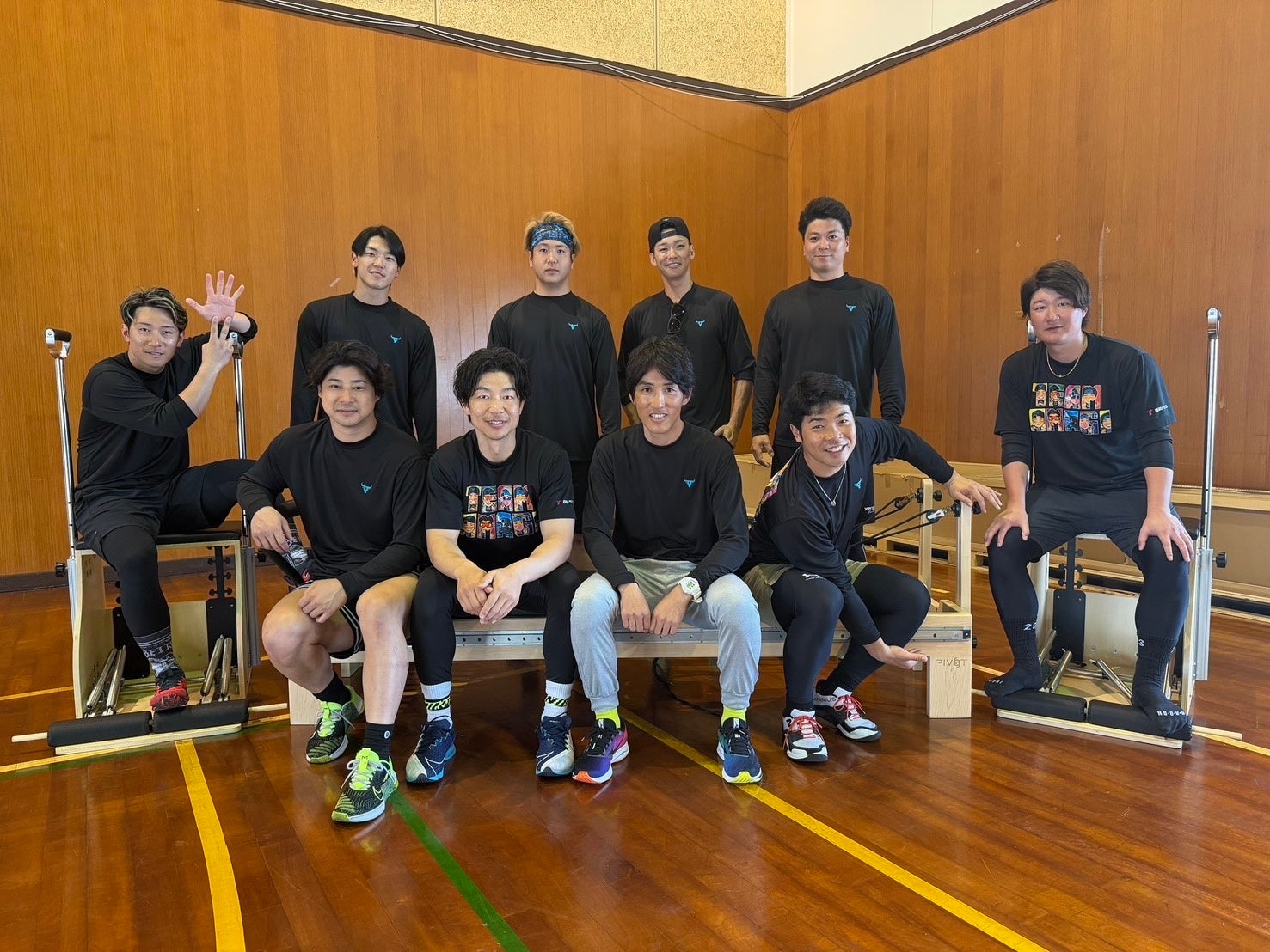 プロ野球界で加速するピラティス導入。福岡ソフトバンクホークス近藤健介選手率いる【チーム天城】自主トレにてPIVOTが導入されました！