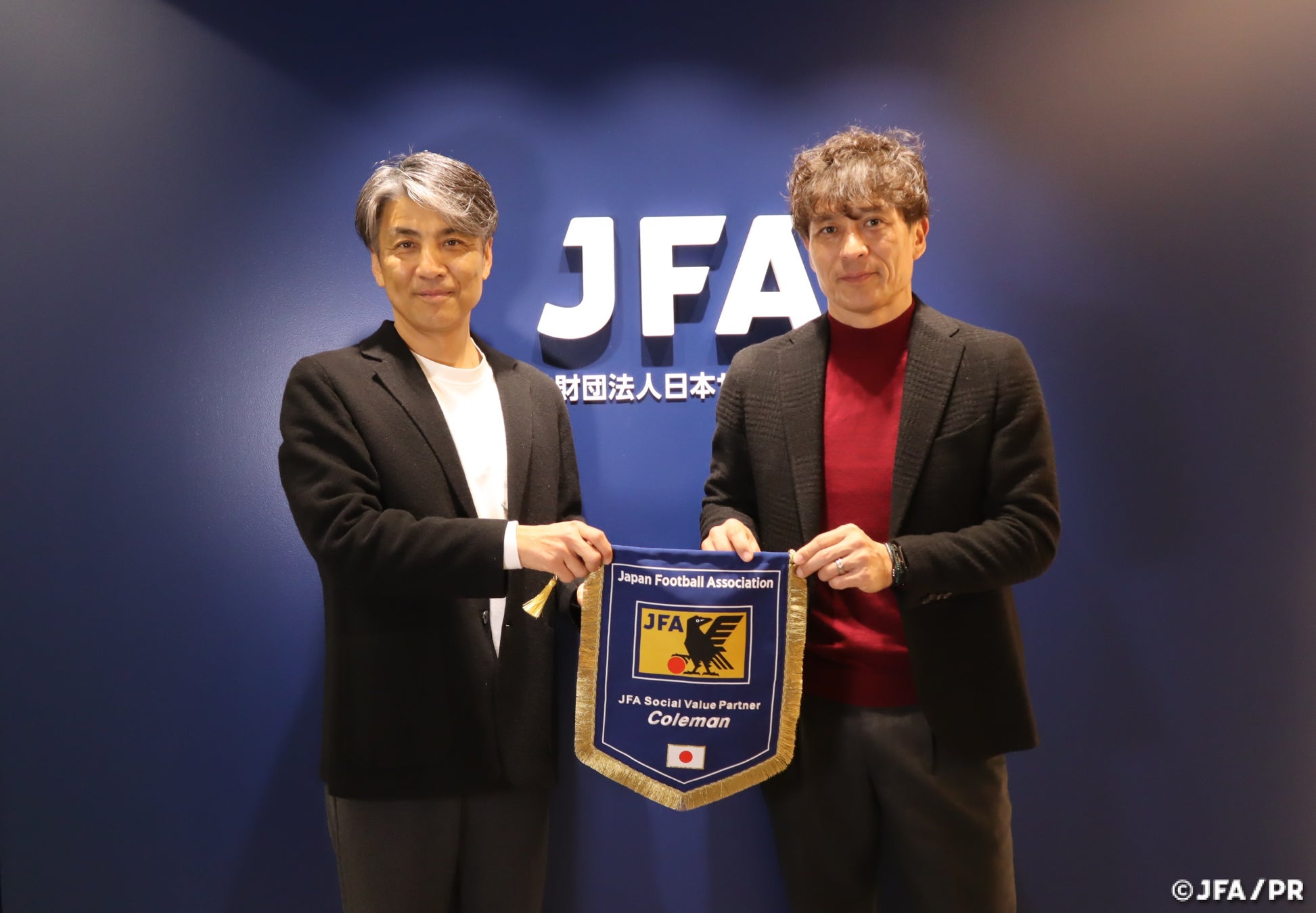 コールマンとJFAがJFAソーシャルバリューパートナー契約を締結