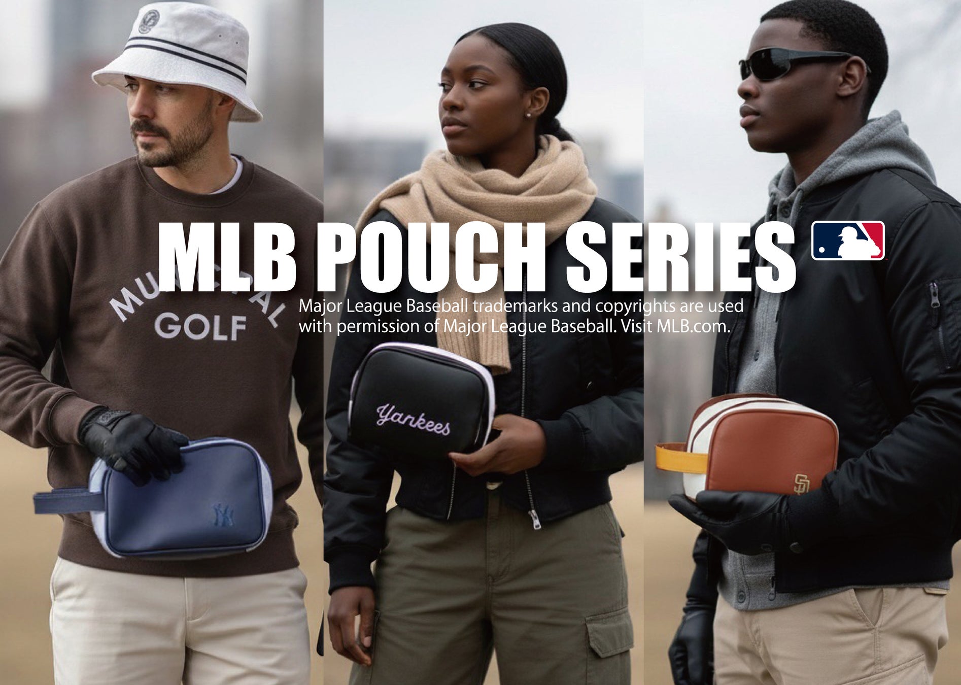 E-COMEGROUPより、MLBチームロゴがデザインされたマルチポーチが登場！