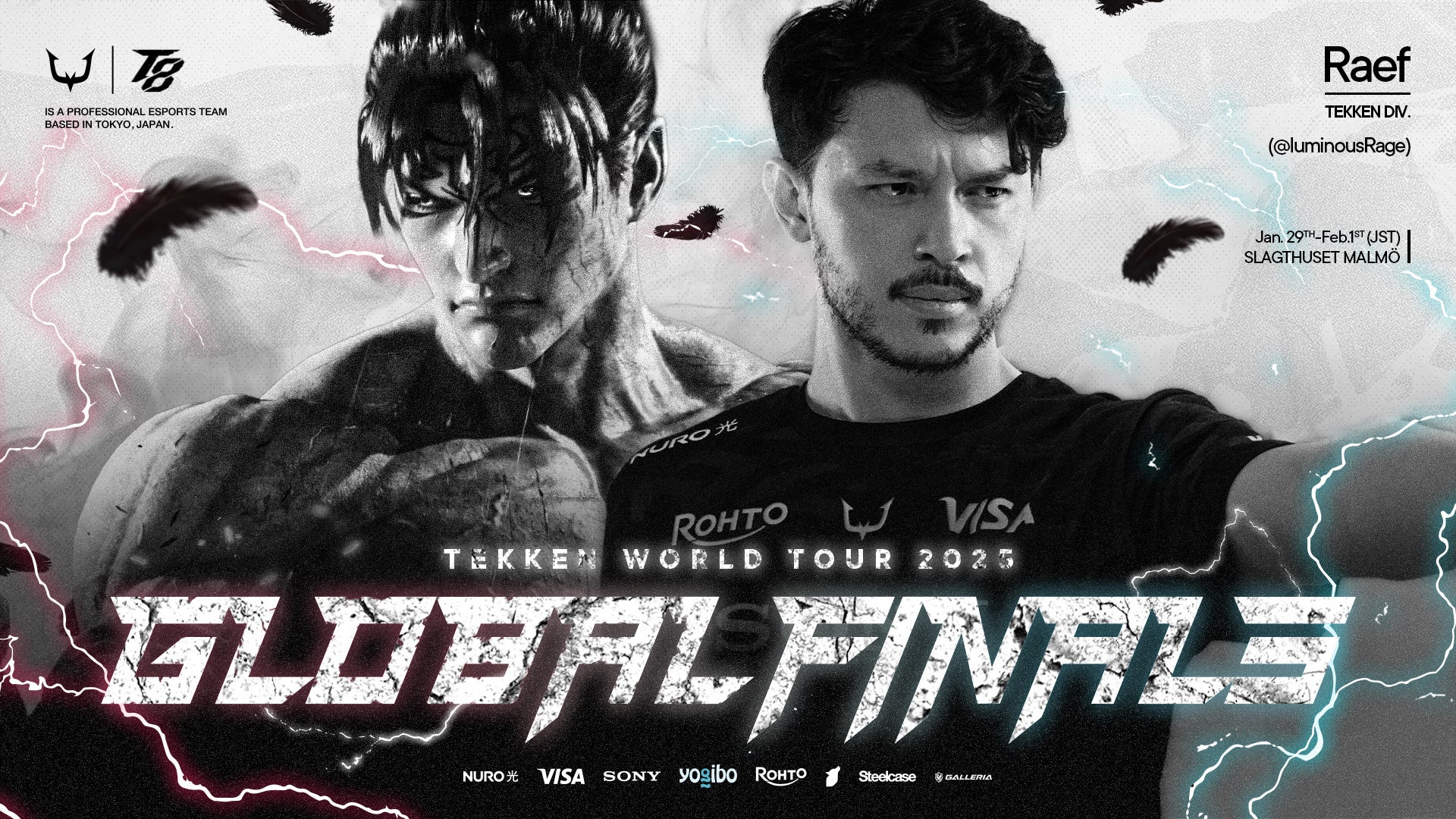 eスポーツチーム「REJECT」TEKKEN部門のRaefが『TEKKEN WORLD TOUR 2025 Global Finals』に出場