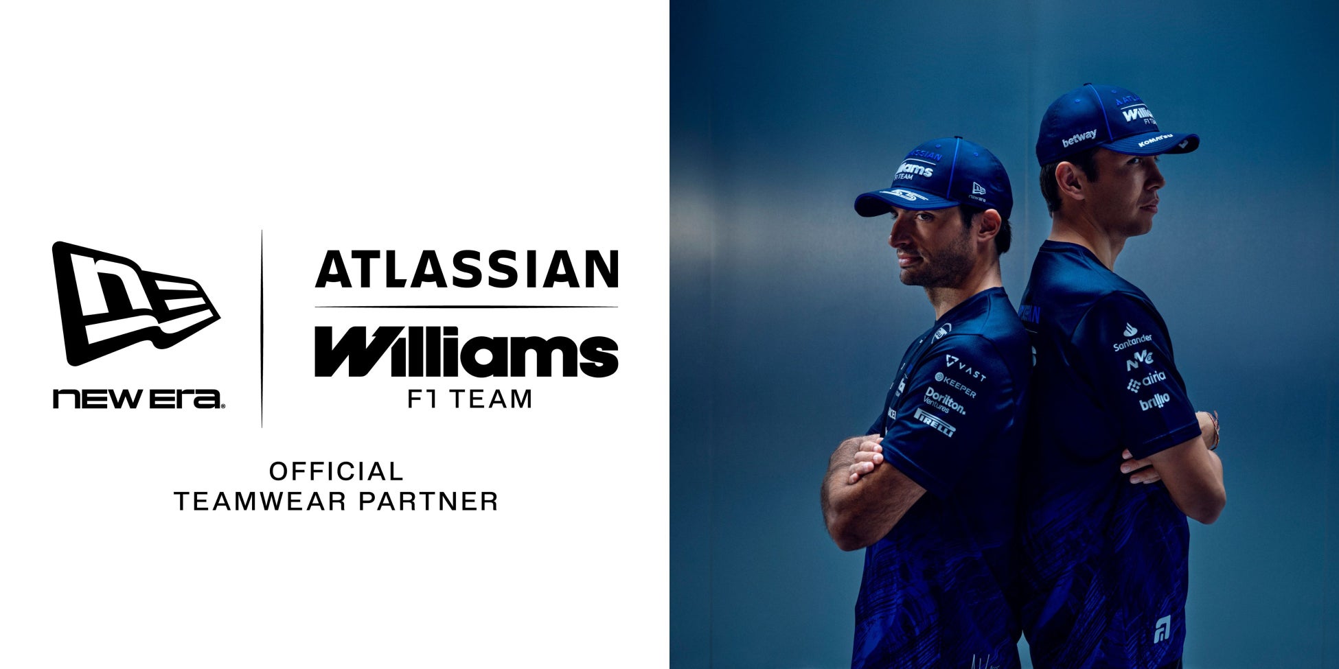 【ニューエラ】アトラシアン・ウィリアムズF1チームとの初コレクションを2月11日（水・祝）より発売、2026年シーズンよりオフィシャルチームパートナーとして始動