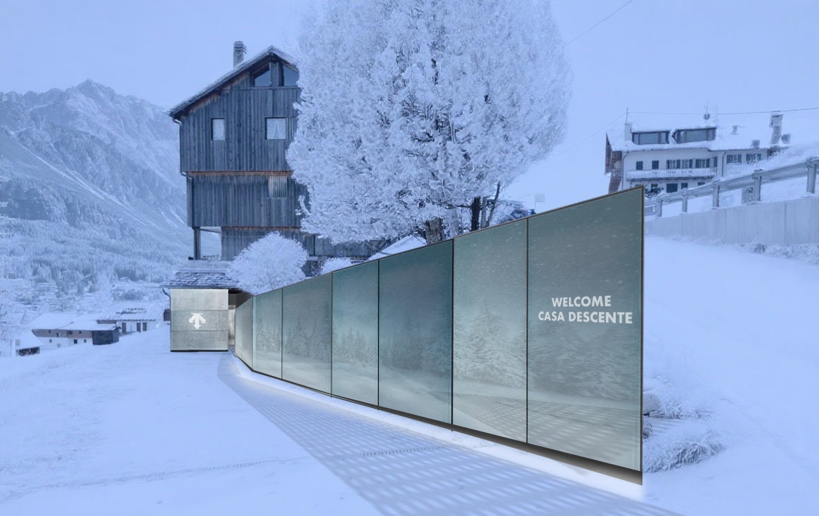 『デサント』 伊・コルティナに ブランドハウス「CASA DESCENTE」を期間限定で開設