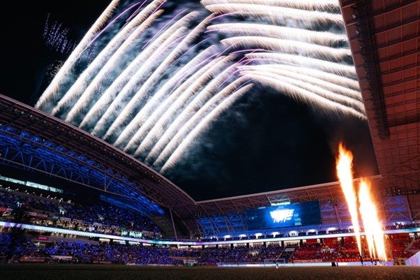 広島の夜をド派手に彩る最高のエンターテインメントが明治安田J1百年構想リーグ初登場！2/27（金）vs.京都「超熱狂大万博FIREWORKS」開催決定！