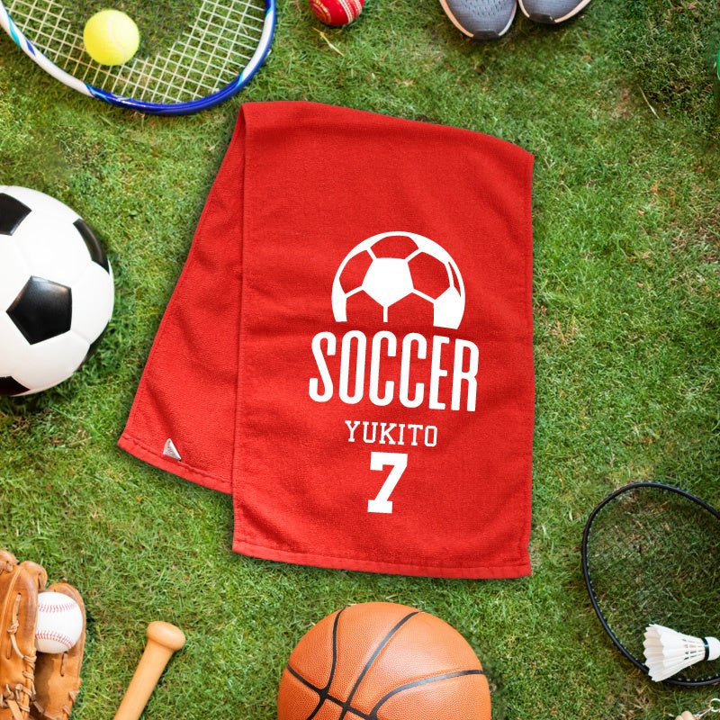 【ココロを贈る 名入れギフトOkulu】卒団の想いを形に残す。チームで揃えたい「チーム記念タオル -スポーツ-」を新発売。卒団式や記念撮影にも映えるスポーツ6種・カラー7色