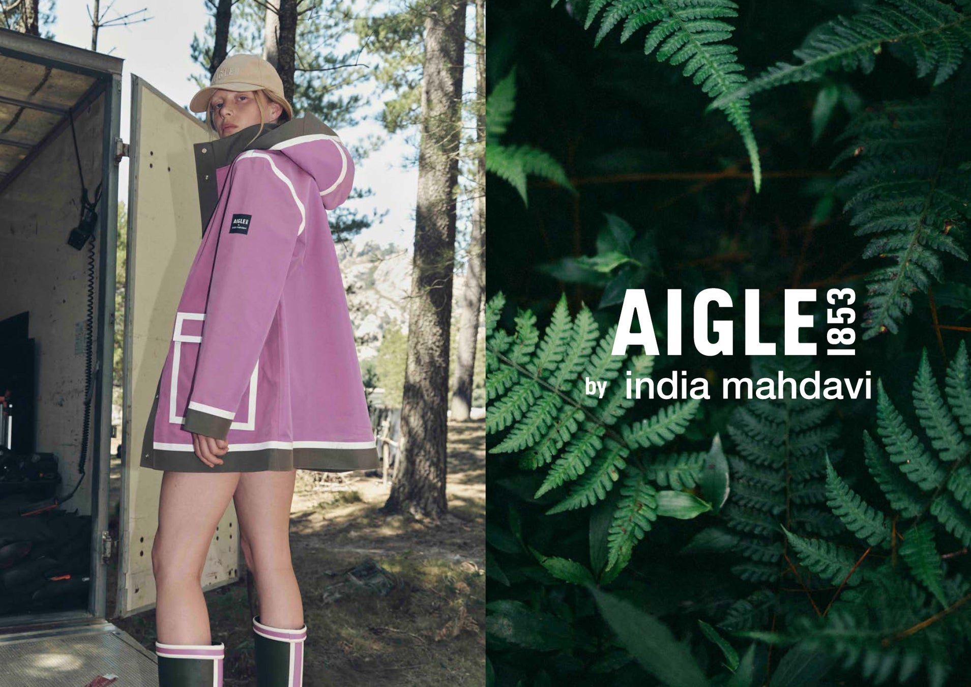 AIGLE（エーグル）から建築的美学を纏う「AIGLE by インディア・マダヴィ」コレクションが登場