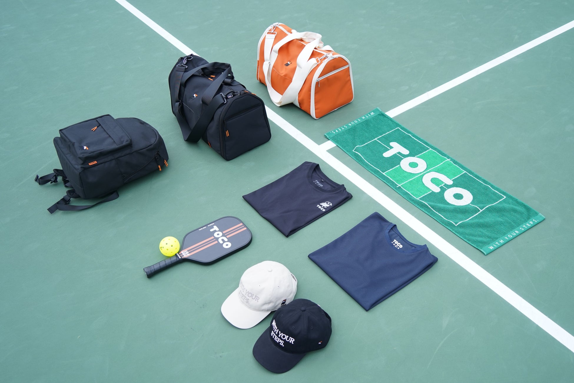 【TOCO】夜間・移動・汗に対応。「清潔感」と「機能性」を両立した“大人のピックルボール”向けウェア＆小物5種を発売