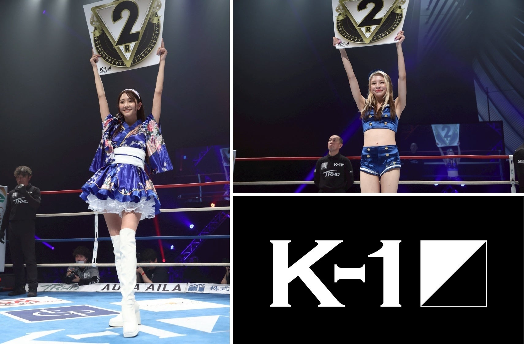 【事後レポート】 新K-1公式ヴィーナス「斎藤恭代」さんが“勝利の女神”としてKO呼ぶ華麗な舞い！「鈴木ユリア」さんが初ゲスト登場し、空手愛溢れるエールで相互フォローの松山勇汰の激戦を後押し！