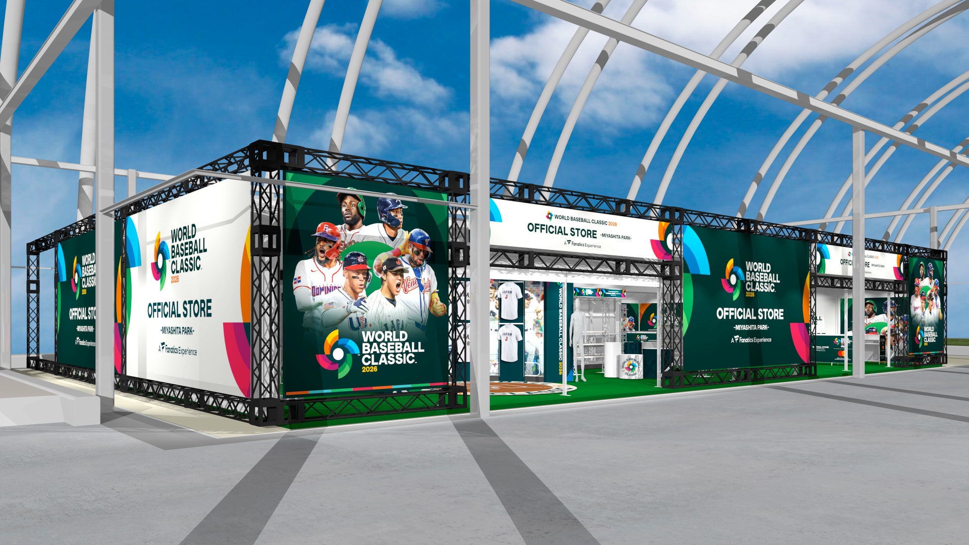 2026 WORLD BASEBALL CLASSIC™オフィシャルストアがMIYASHITA PARKと東京スカイツリー®に期間限定オープン