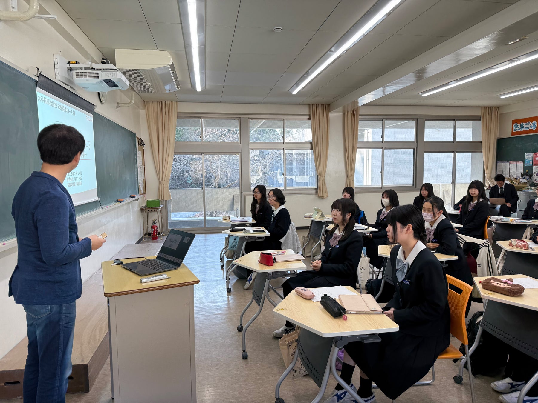 【香川オリーブガイナーズ】ドコモ四国支社長が聴いた、高校生の「本音」と「未来」。香川オリーブガイナーズ×NTTドコモ、共創の特別授業を開催