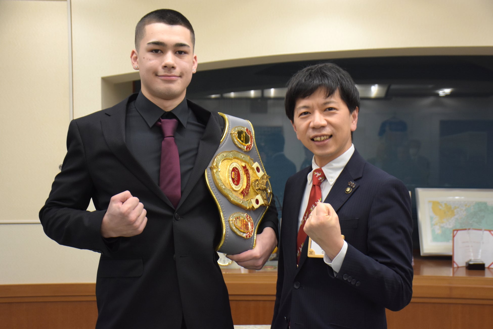 「世界目指す！」ボクシング二宮選手が豊橋市長を訪問～ジュニア・チャンピオンズリーグ全国大会優勝おめでとうございます～