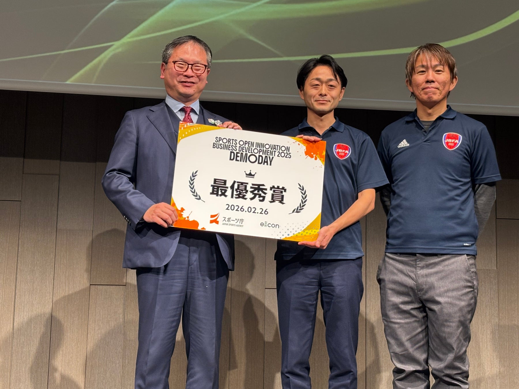 『SPORTS OPEN INNOVATION BUSINESS DEVELOPMENT 2025 DEMODAY』COLLABORATION PITCH　最優秀賞を受賞
