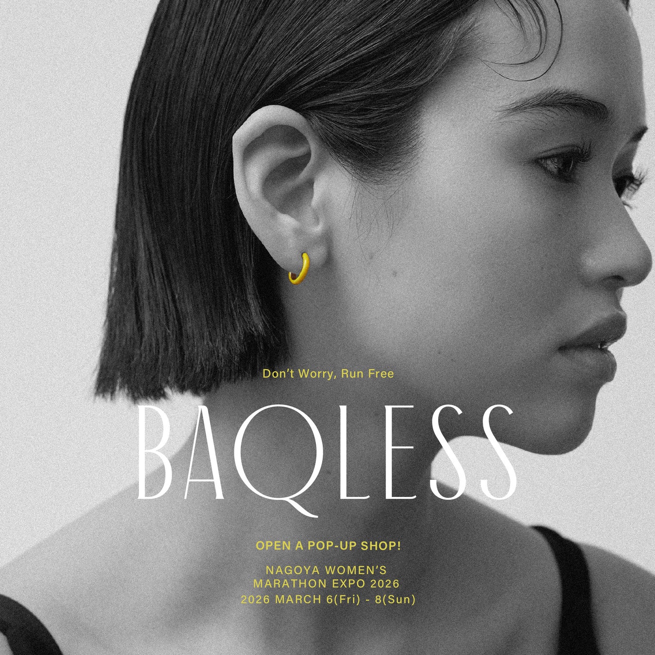 “落ちない”ピアスBaqless＜バックレス＞ 名古屋ウィメンズマラソン・マラソンEXPOに出店