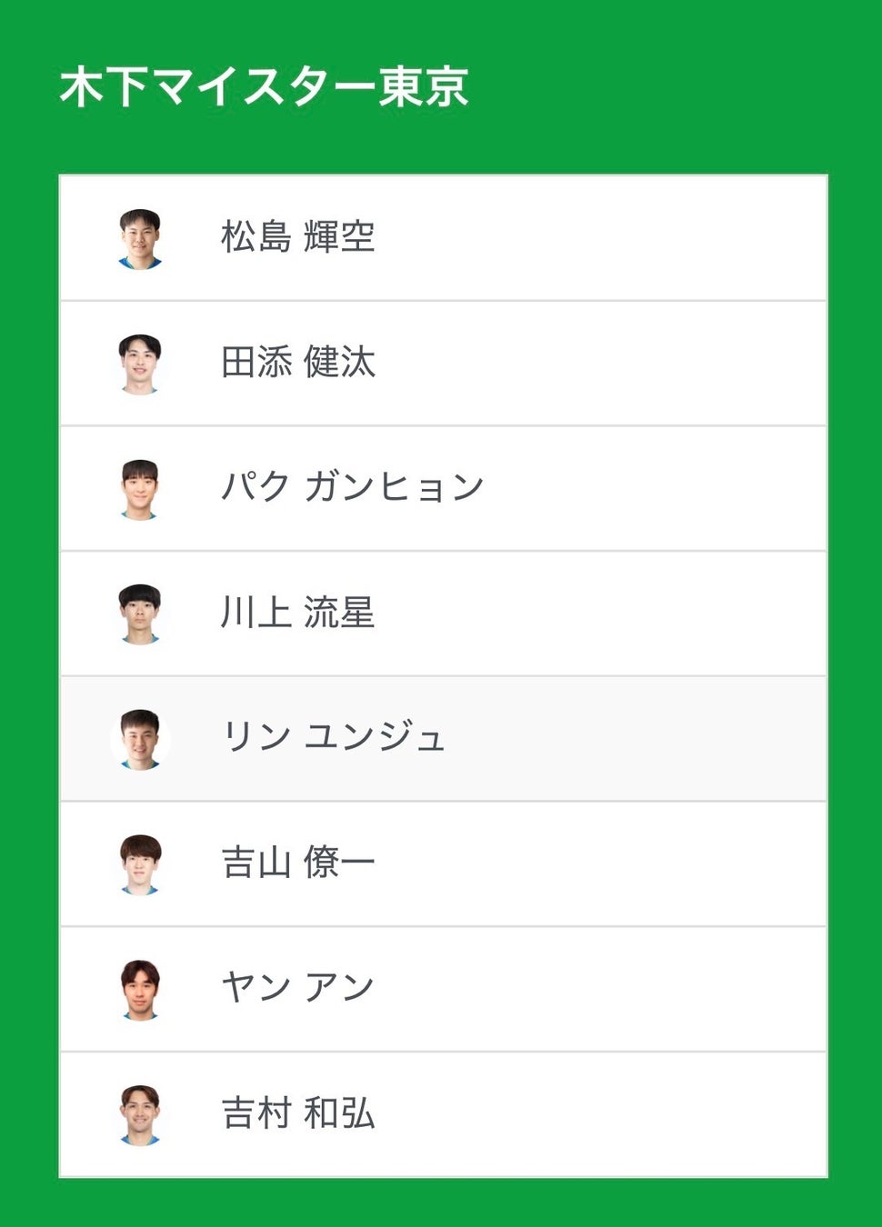 ノジマＴリーグ 2025-2026シーズン 公式戦 3月7日(土)開催 　木下マイスター東京 vs 金沢ポート　ベンチ入り選手発表