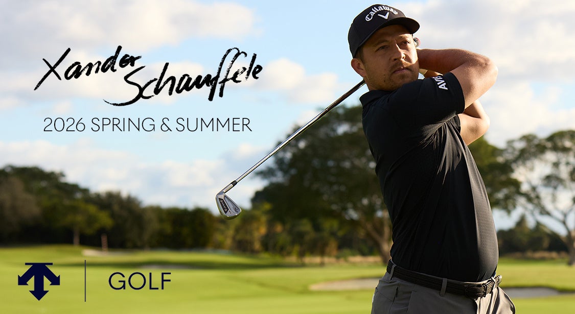 『デサント』よりザンダー・シャウフェレ選手とのコラボ企画 シャウフェレモデルのゴルフウェアを発売