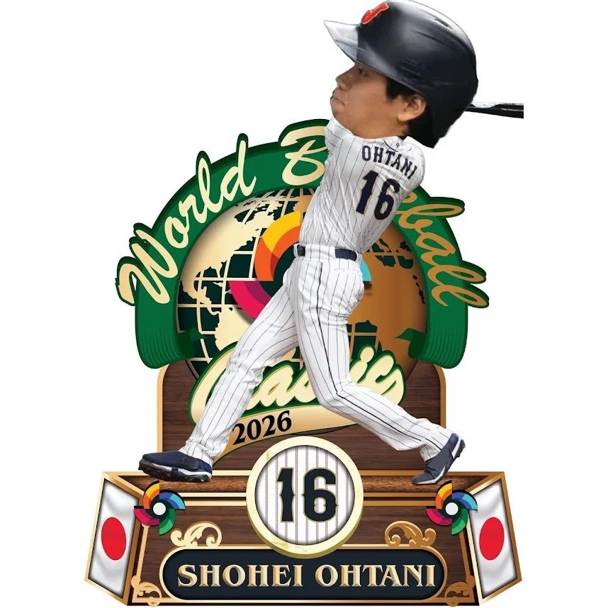 【日本初】WBC公式ボブルヘッドが日本上陸「THE REMATCH：2026 OHTANI & JUDGE」＆「SAMURAI SPIRIT：2026」コレクション発表