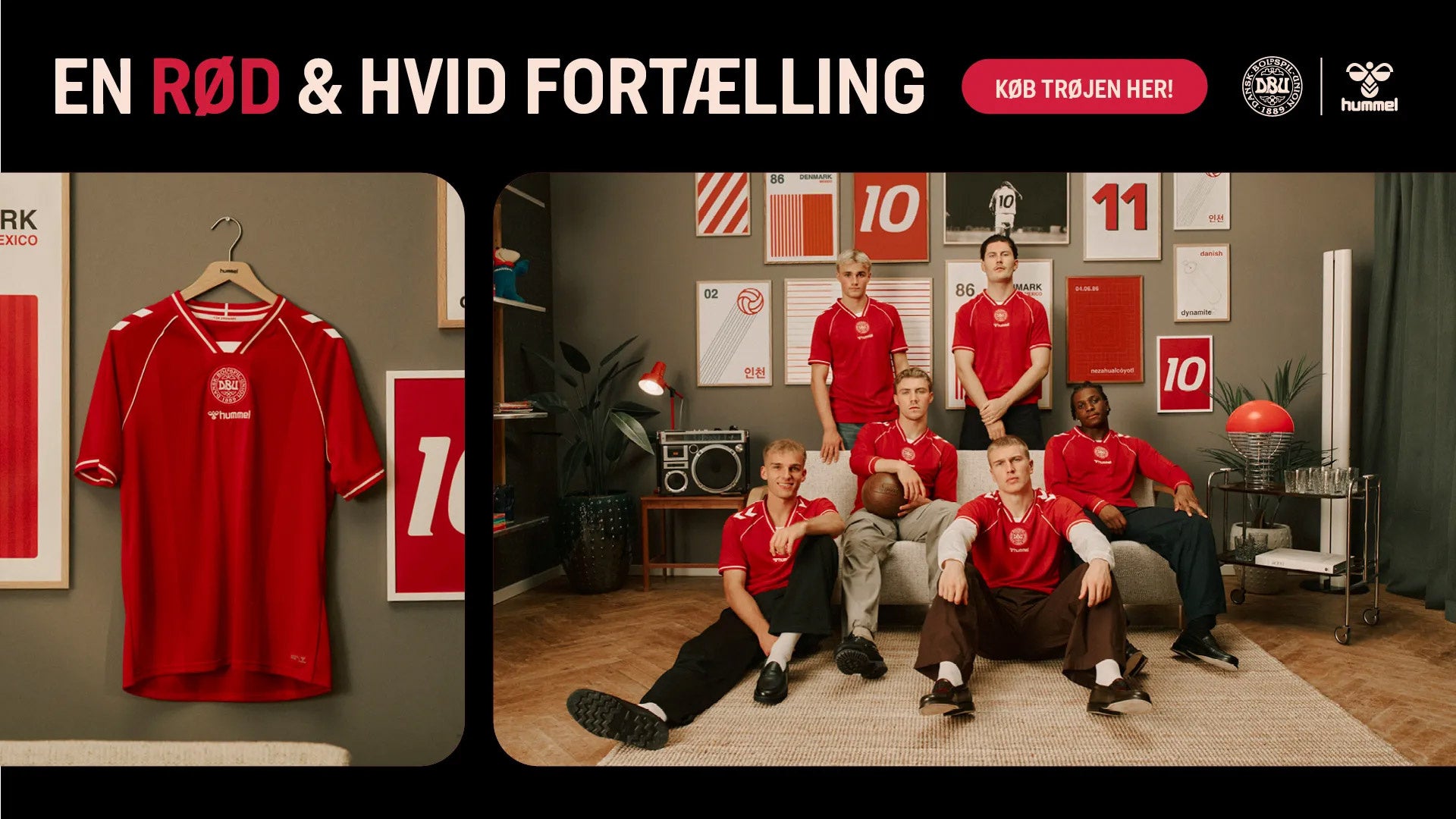 サッカーデンマーク代表、3月末から着用する新ユニフォームを発表！