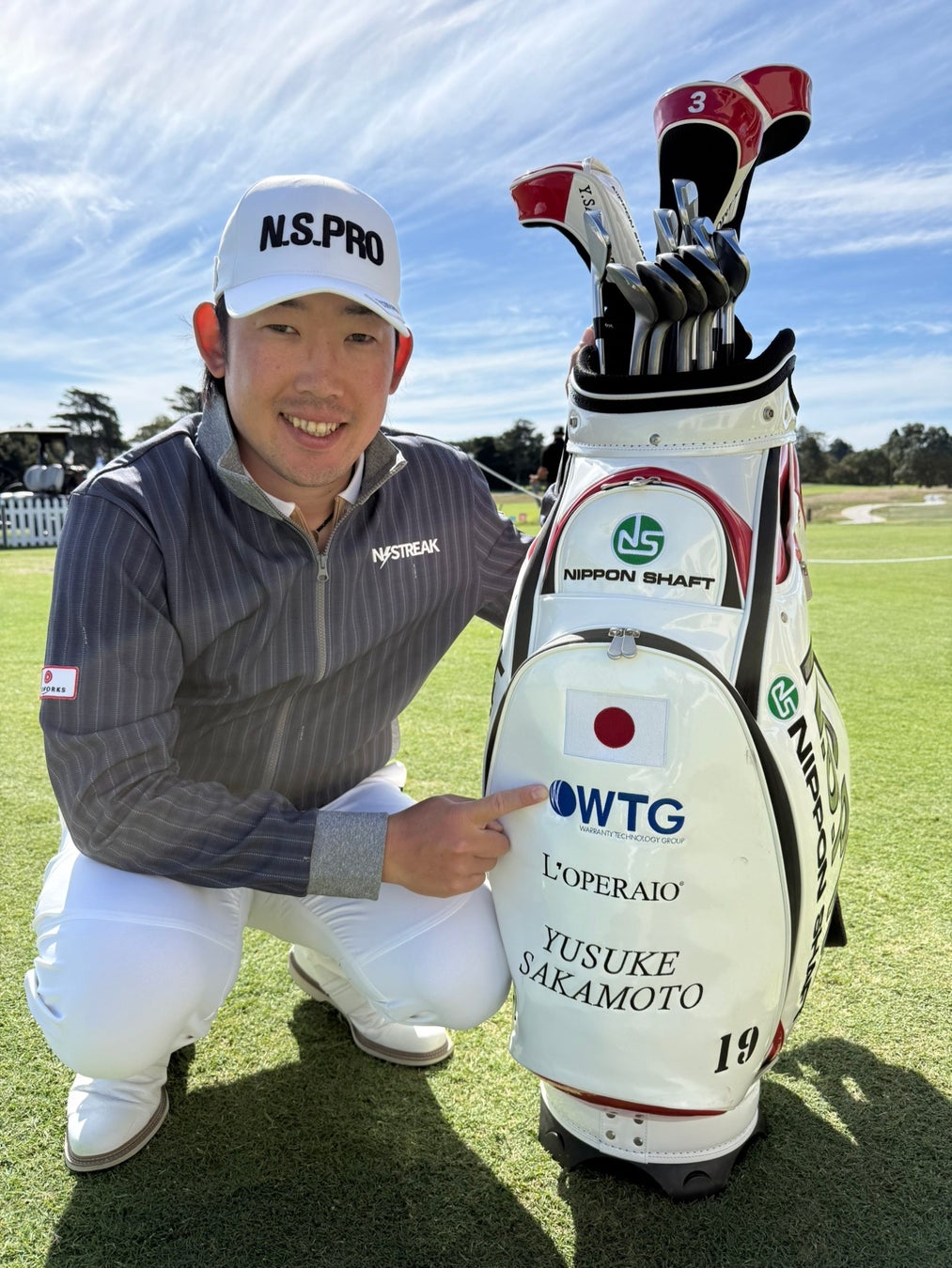 プロゴルファー坂本雄介選手とのスポンサー契約締結