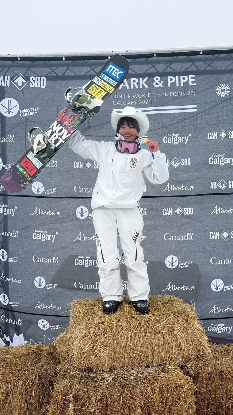 日本スキー場開発㈱ パーソナルスポンサー 北山 博仁選手 FISジュニア世界選手権2026スノーボード・ビッグエア　優勝！