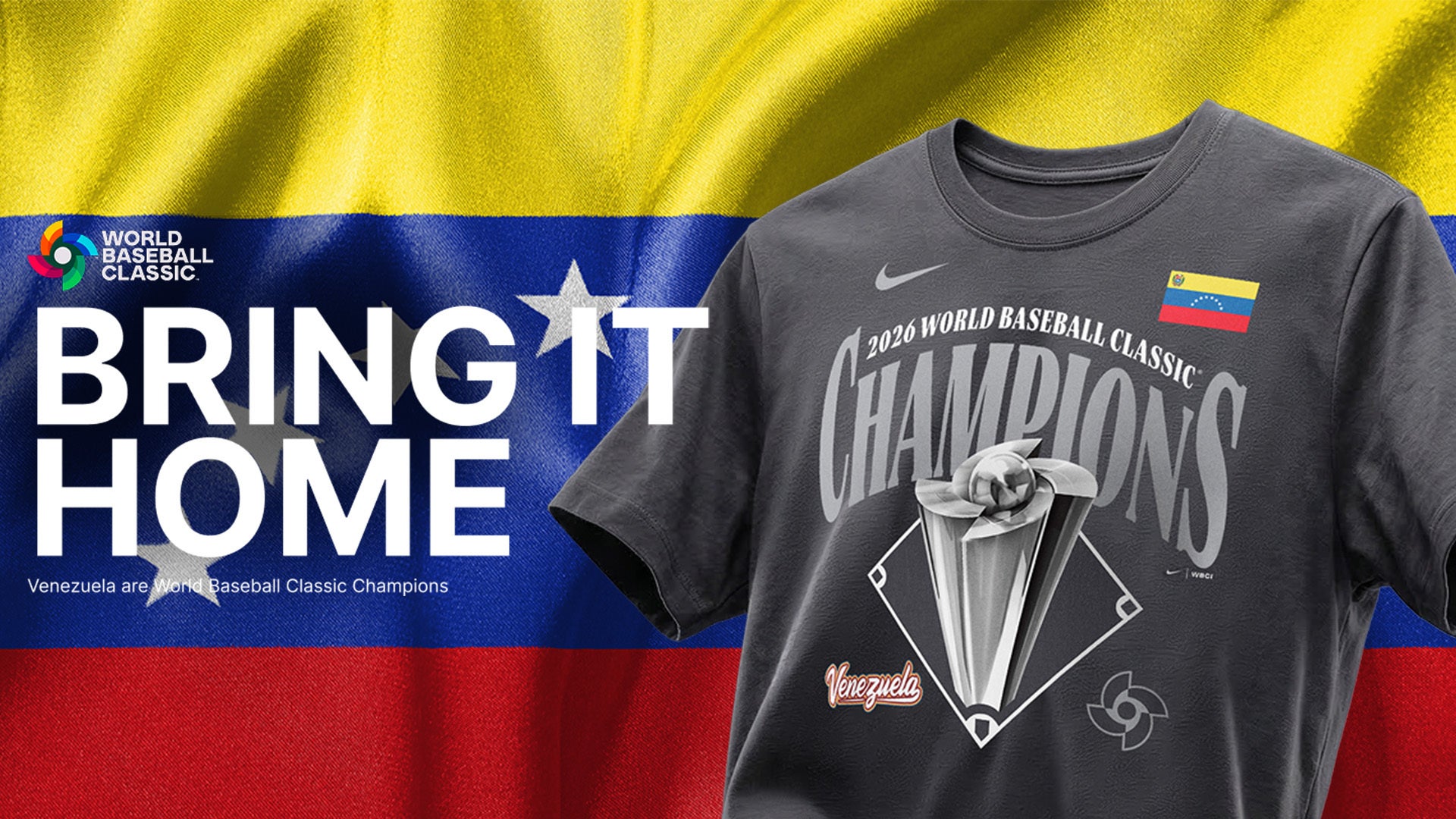 ベネズエラが悲願の初優勝！　「2026 WORLD BASEBALL CLASSIC™優勝記念グッズ」販売開始