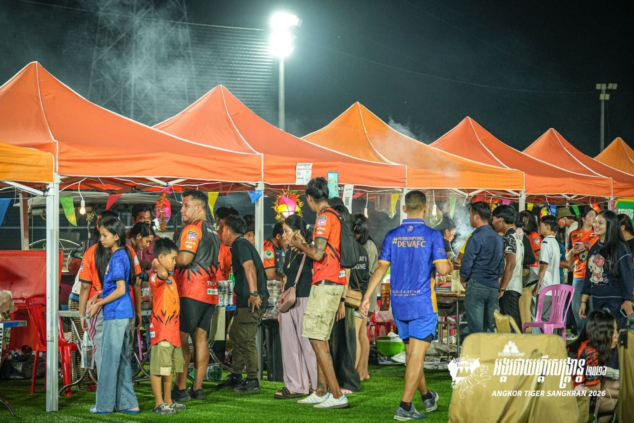 【カンボジアのお正月】アンコールタイガーFCがホームゲームで「Angkor Tiger SANGKRAN 2026」イベントを開催！約2,000名の来場者と共にクメール正月を祝う